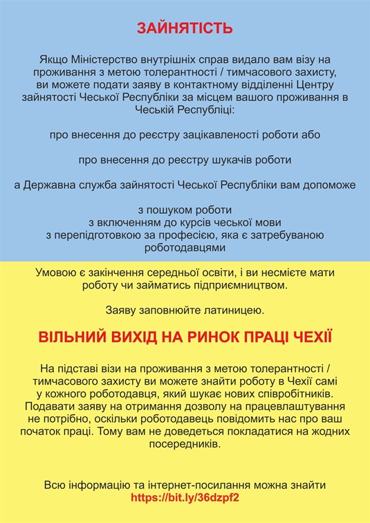 Pomoc pro občany Ukrajiny a jejich zaměstnavatele