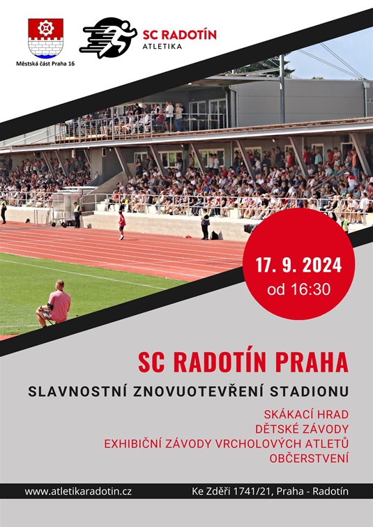 Otevření atletického stadionu, 17.9.2024