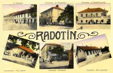 kolorovaná pohlednice představující některé hostince a restaurace.jpg