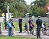 Křižovatka řízená policistou