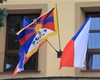 "Vlajka pro Tibet" na radnici Městské části Praha 16, 10.3.2017