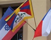 "Vlajka pro Tibet" na radnici Městské části Praha 16, 10.3.2017
