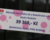 Městská část předala Nadaci Pink Bubble šek na 39 tisíc korun, 23.10.2019