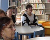 Beseda s malířkou Simonettou Šmídovou v knihovně, 22.5.2015