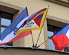 Tibetská vlajka byla na radotínské radnici vyvěšena i v uplynulých letech. 