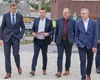 Kontrolní den stavby modernizace trati s ministrem dopravy Martinem Kupkou, 9.6.2022